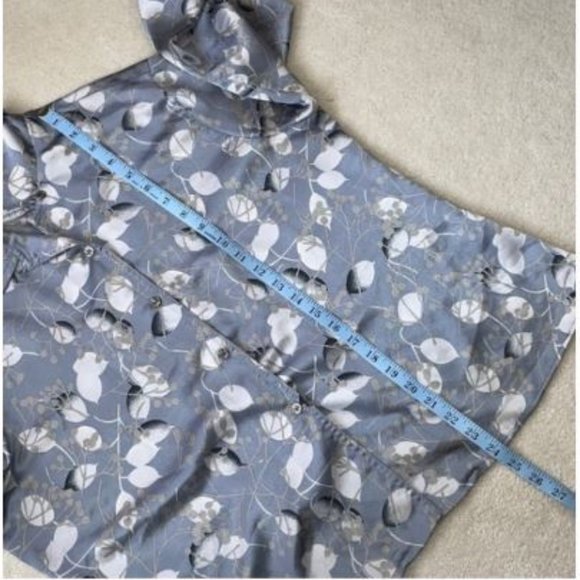 Gorgeous Satin Pyjama-Style Shirt - Picture 6 of 9